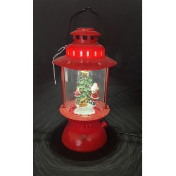 Snowing Barn Lantern
 - Light Red 