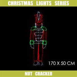 NUTCRACKER  11M LED ROPE LIGHT ,7M  LEAD WIRE ,   6WTRANSFORMER