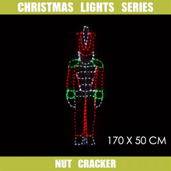 NUTCRACKER  11M LED ROPE LIGHT ,7M  LEAD WIRE ,   6WTRANSFORMER