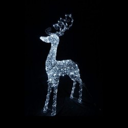 Acrylic bead reindeer,size:80*22*150CM,260L White