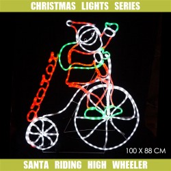 36V LED Santa Bicyce HOHOHO 100x88