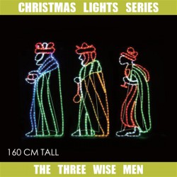 36V Rope Light Three Wise Men L160xW153