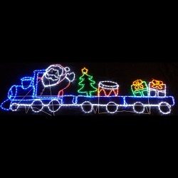 36V LED Santa Riding Train L310xW70