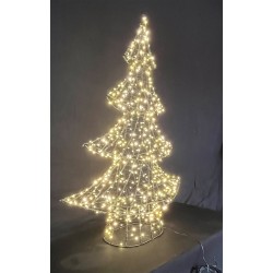 Plastic-sprayed black Christmas tree, size: 68*22*90cm, 600L warm white black enameled wire, 5M black lead wire, SAA/31V/SAA/IP44/6W electronic transformer