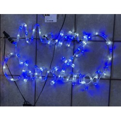 36V LED Merry Xmas - Blue White L56xW30