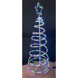 36V LED 3D Spiral Tree - Multi L60xW60xD150