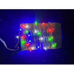 Microbead lights 50 LED, 3xAA